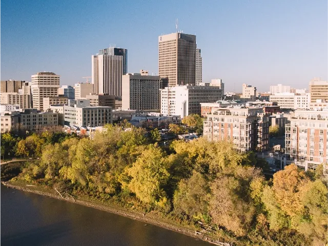 Downtown Winnipeg skyline